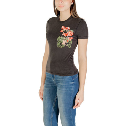 Desigual Black Cotton T-Shirt
