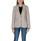 Only ONLRAVEN LIFE Blazer Beige en Polyester Recyclé