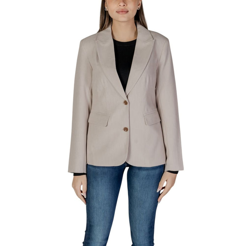 Only Beige Recycled Polyester Blazer - ONLRAVEN LIFE