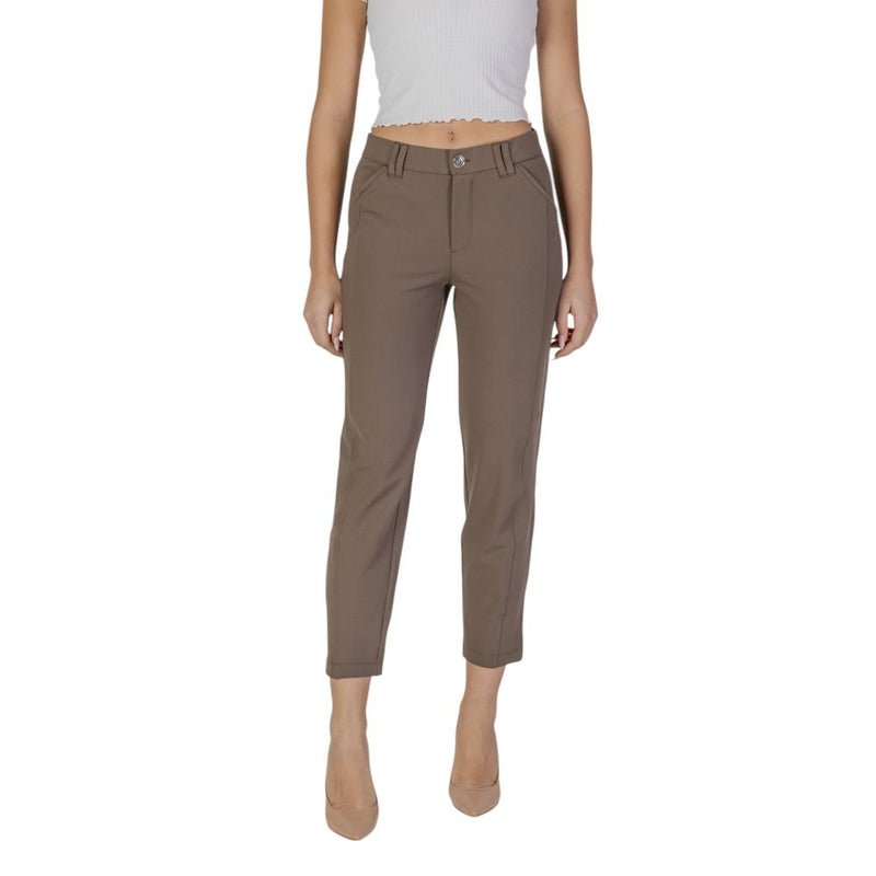 Street One Brown Polyester Pant - Model 378677