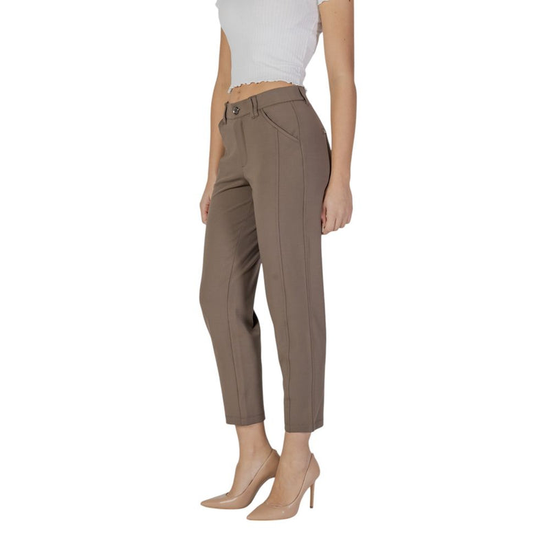 Street One Brown Polyester Pant - Model 378677