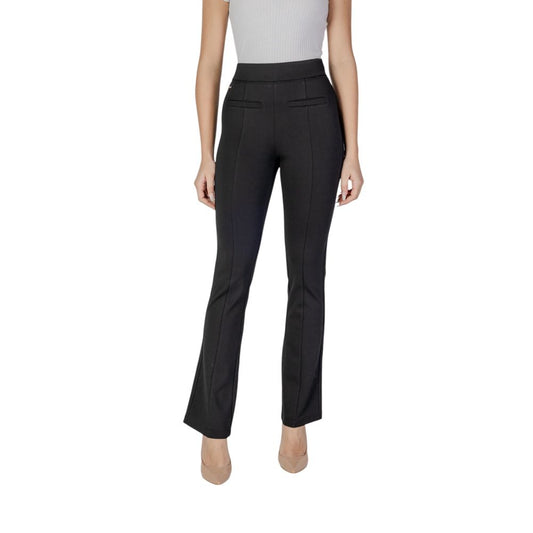 Stree One Zwarte Viscose Skinny Broek