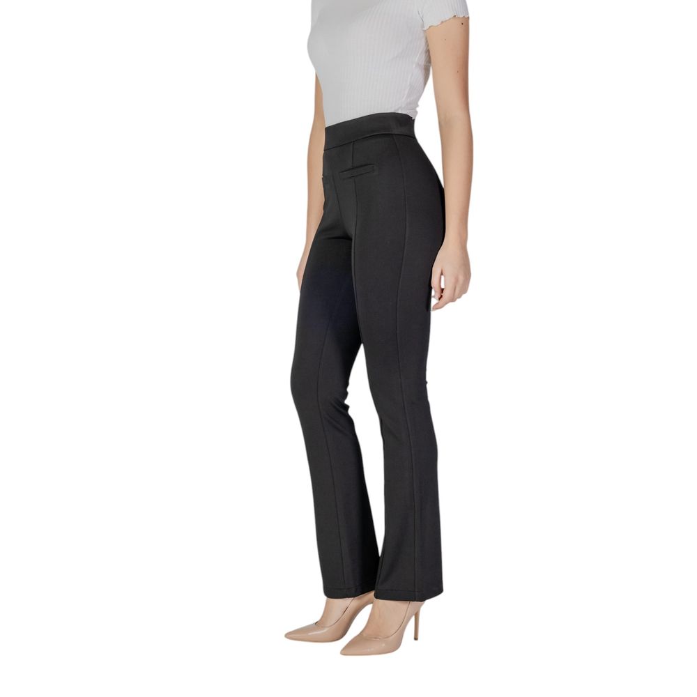 Stree One Zwarte Viscose Skinny Broek
