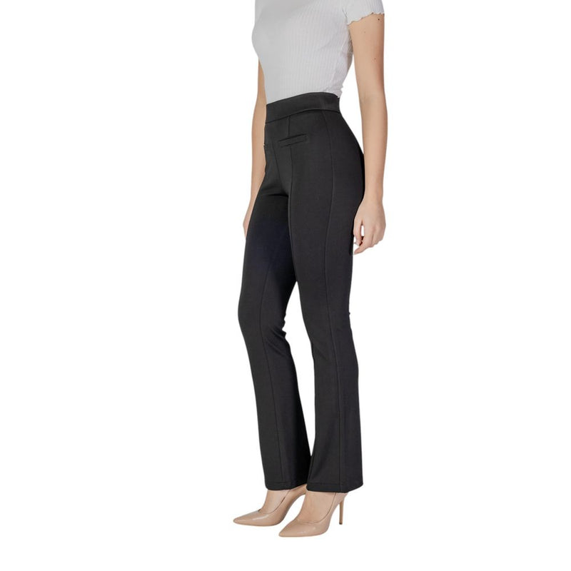 Street One Black Viscose Skinny Pant - Flattering Fit