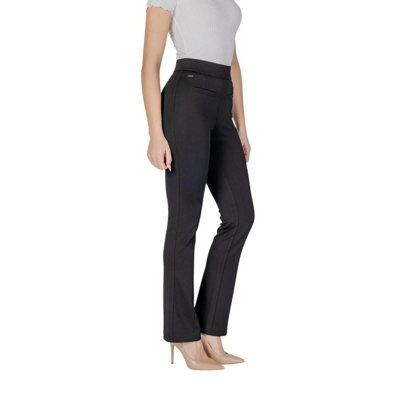 Street One Black Viscose Skinny Pant - Flattering Fit