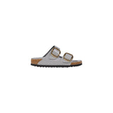 Birkenstock Arizona Big Buckle Gray Leather Sandals - EU36/US6