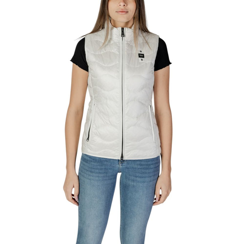 Blauer VENICE 25SBLDX03008 Veste Sans Manches Blanche en Polyamide