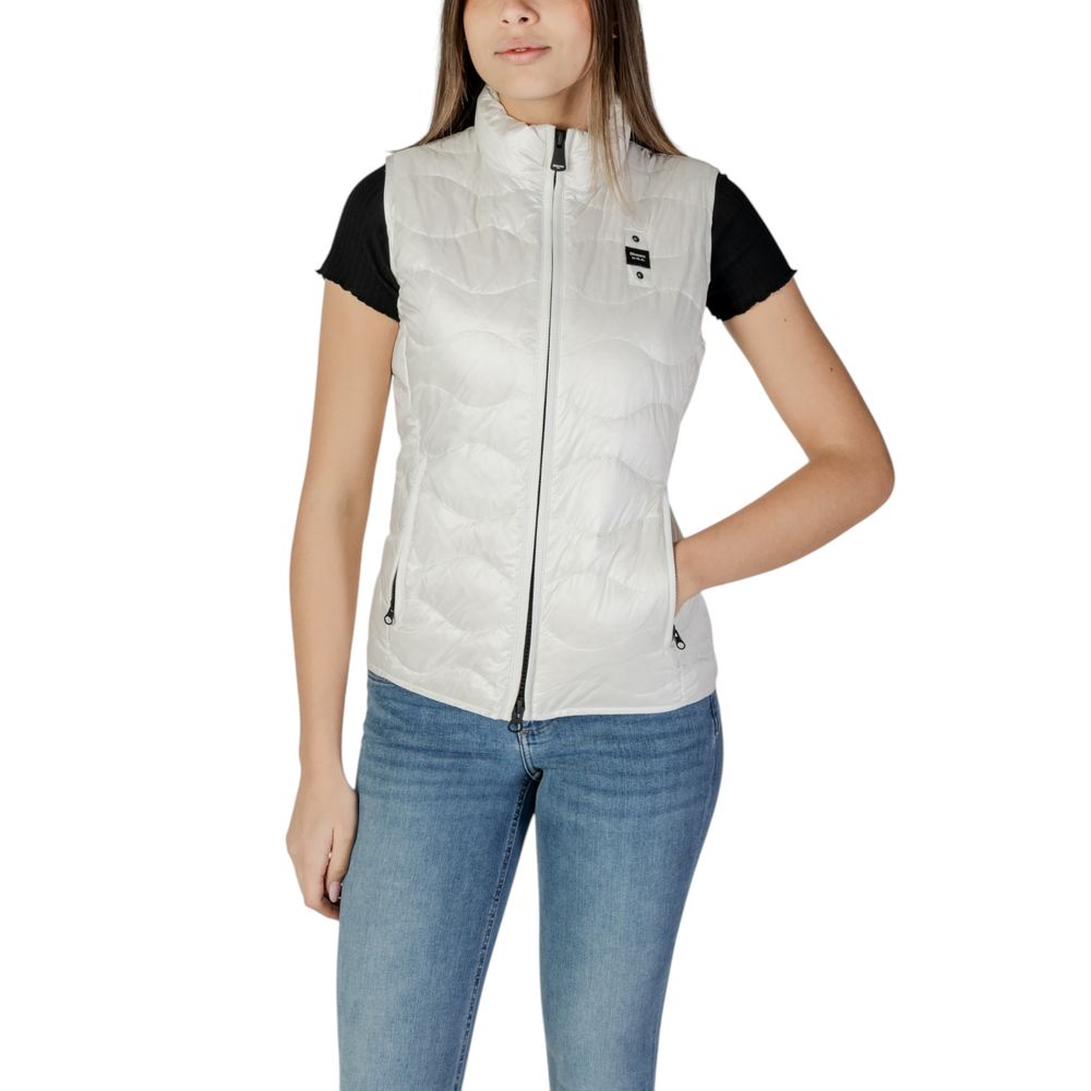Blauer VENICE 25SBLDX03008 Veste Sans Manches Blanche en Polyamide