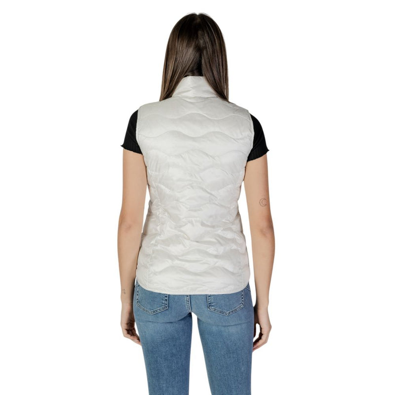 Blauer VENICE 25SBLDX03008 Veste Sans Manches Blanche en Polyamide
