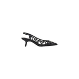 ASH S25-BIZARRE01 Black Leather High Heel Shoes