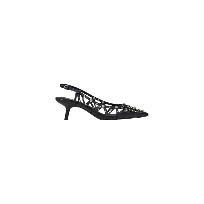 ASH S25-BIZARRE01 Black Leather High Heel Shoes