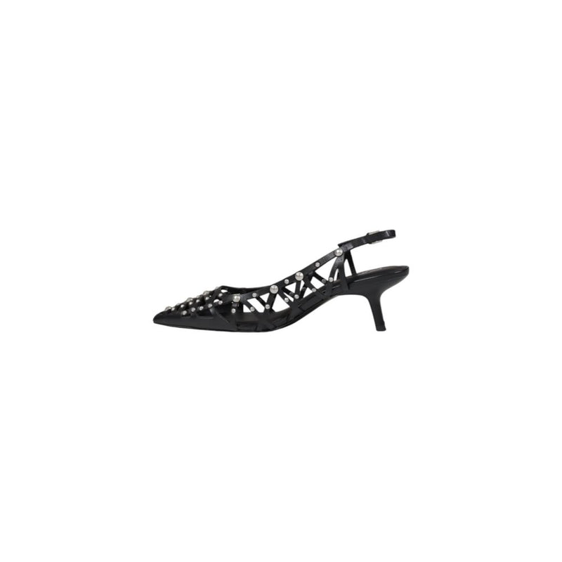 ASH S25-BIZARRE01 Black Leather High Heel Shoes