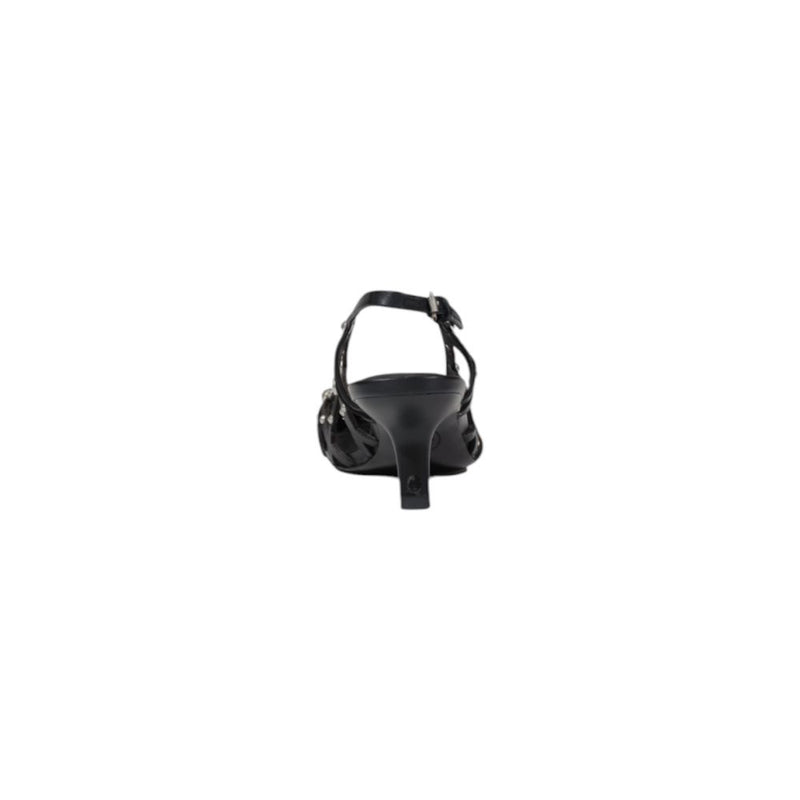 ASH S25-BIZARRE01 Black Leather High Heel Shoes
