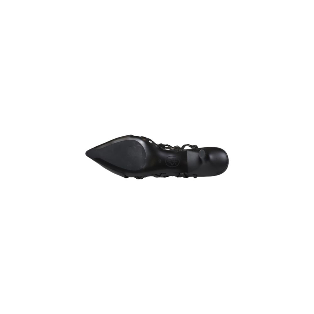 ASH S25-BIZARRE01 Black Leather High Heel Shoes