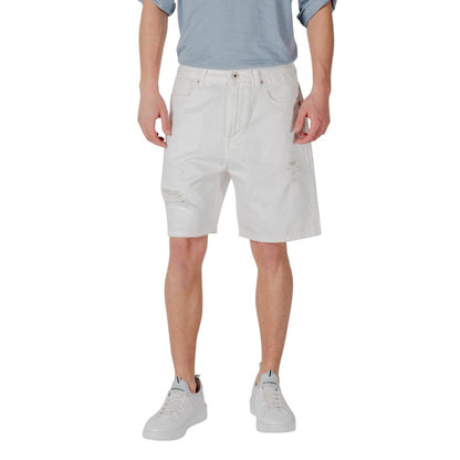 Bermuda en coton blanc de Gianni Lupo