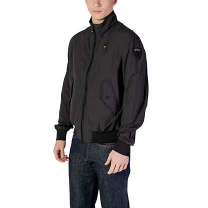 Blauer Vestes et manteaux en polyamide noir