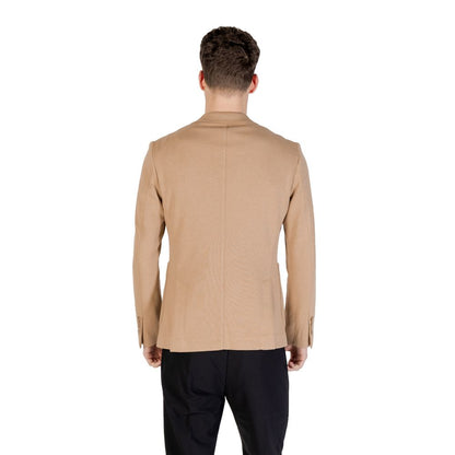 Blazer en coton beige de Gianni Lupo