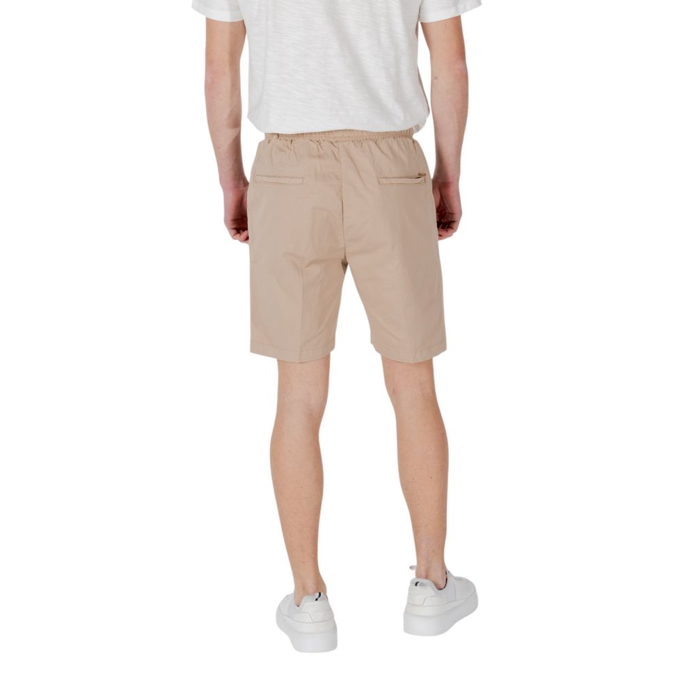 Short Bermuda en coton beige de Gianni Lupo