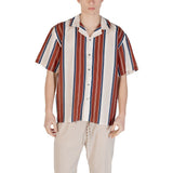 Gianni Lupo GLW121DA Chemise en Lin Beige à Manches Courtes