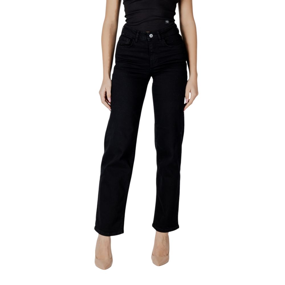 ICHI IHTWIGGY STRAIGHT Jeans Femme Noir - Confort et Style
