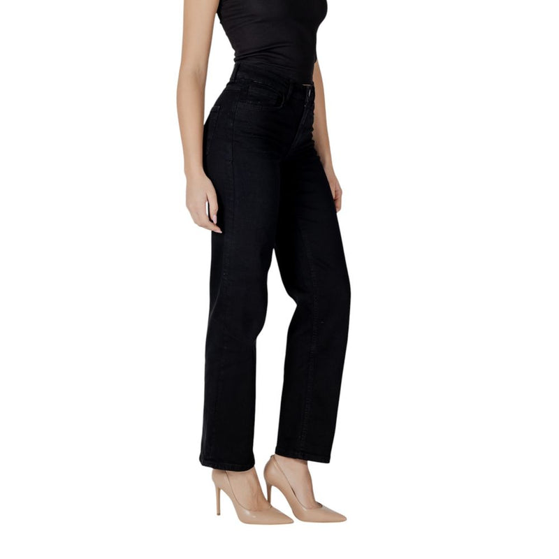 ICHI IHTWIGGY STRAIGHT Jeans Femme Noir - Confort et Style