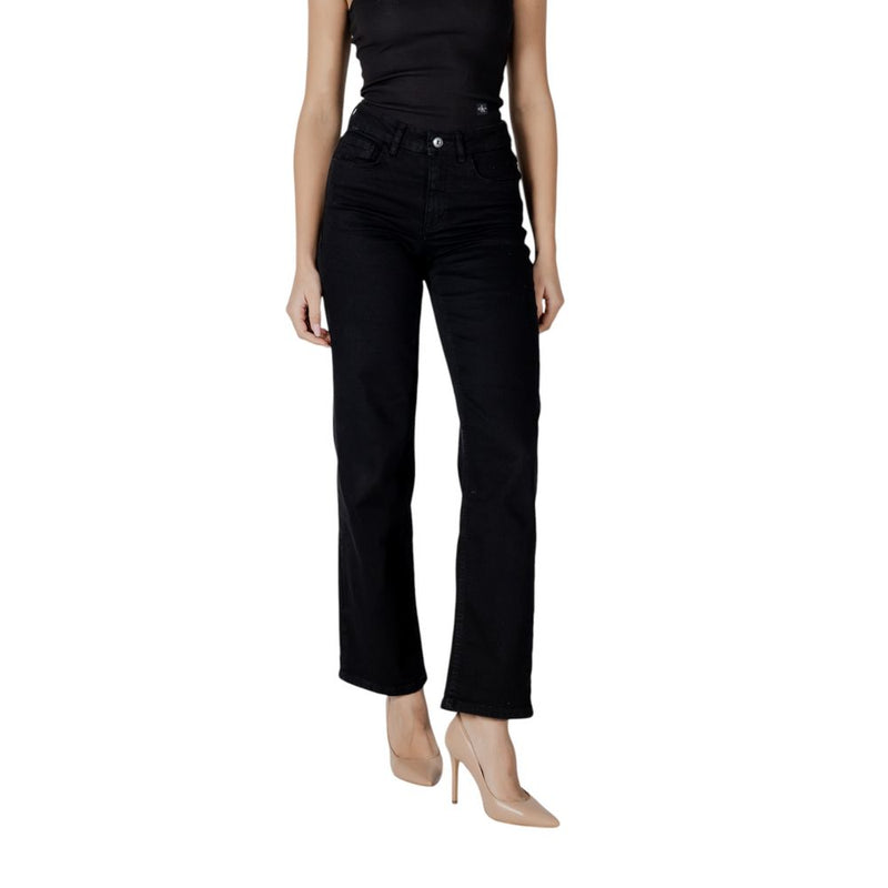 ICHI IHTWIGGY STRAIGHT Jeans Femme Noir - Confort et Style
