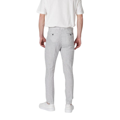 Pantalon en lin noir de Gianni Lupo