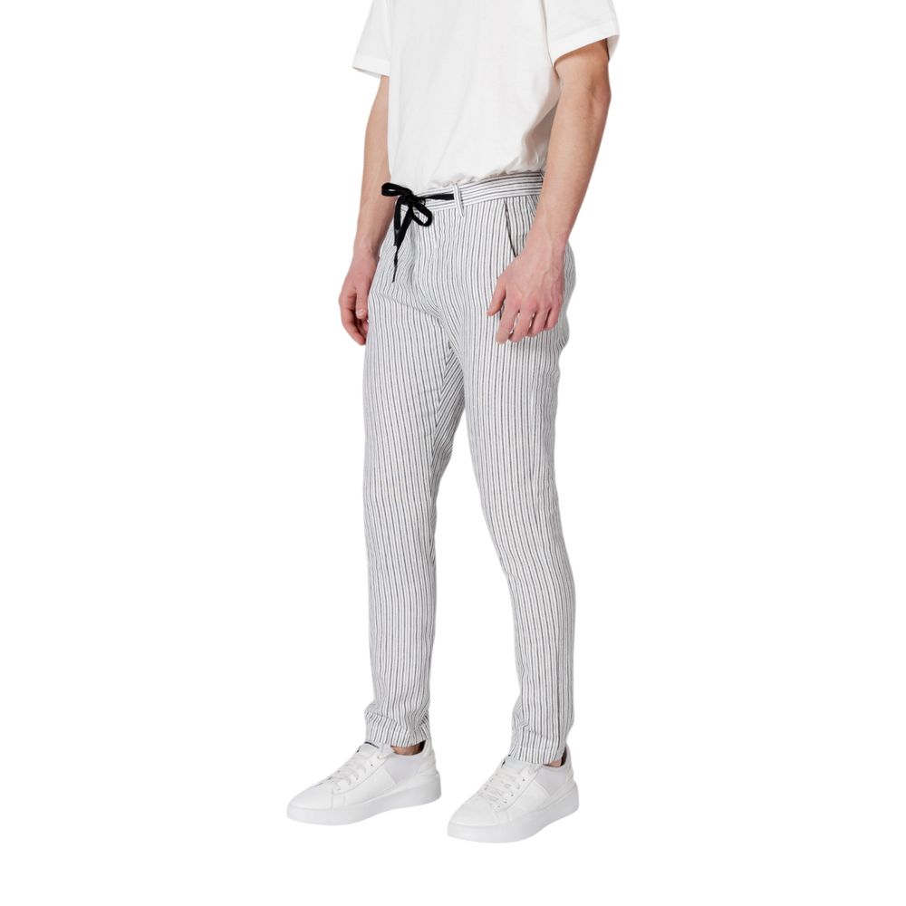Pantalon en lin noir de Gianni Lupo
