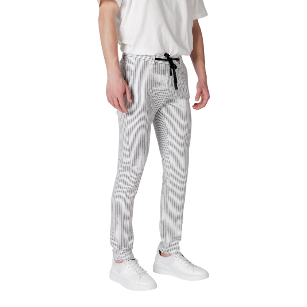 Pantalon en lin noir de Gianni Lupo