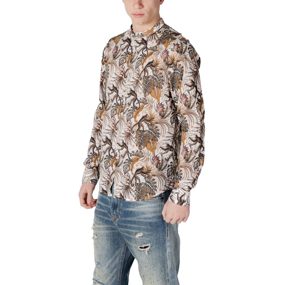 Chemise en coton blanc de Gianni Lupo