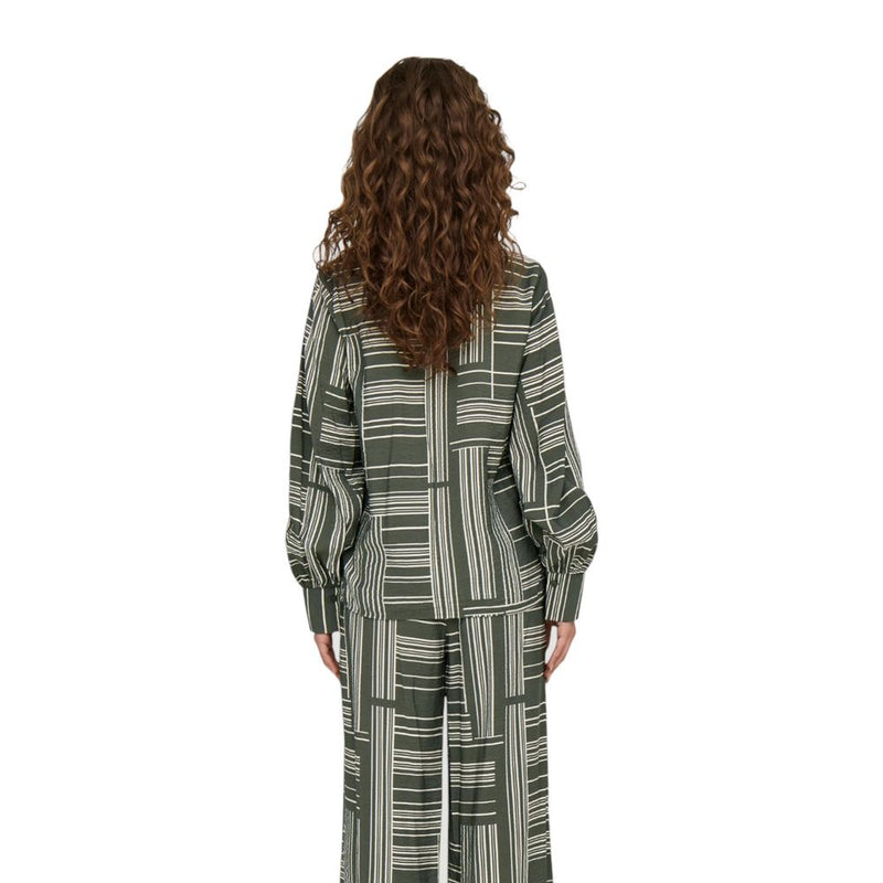Jacqueline De Yong JDYTROYA LIFE Blouse Verte en Viscose