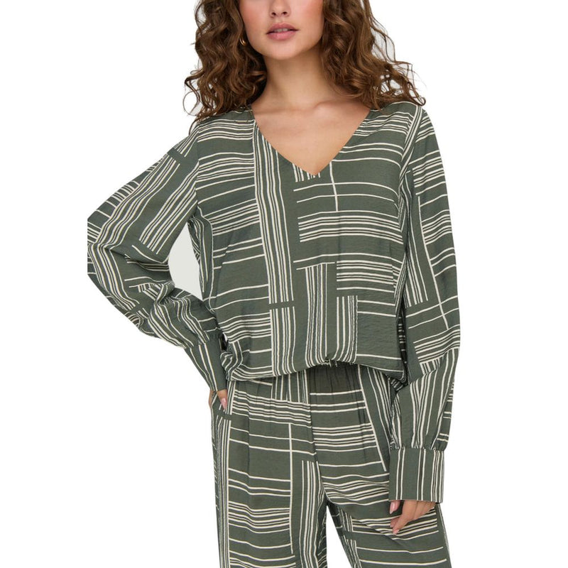 Jacqueline De Yong JDYTROYA LIFE Blouse Verte en Viscose