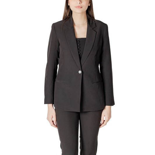 Blazer en polyester noir ICHI