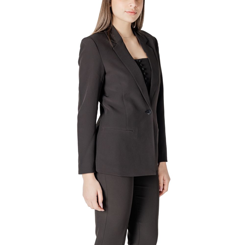 ICHI Zwarte Polyester Blazer