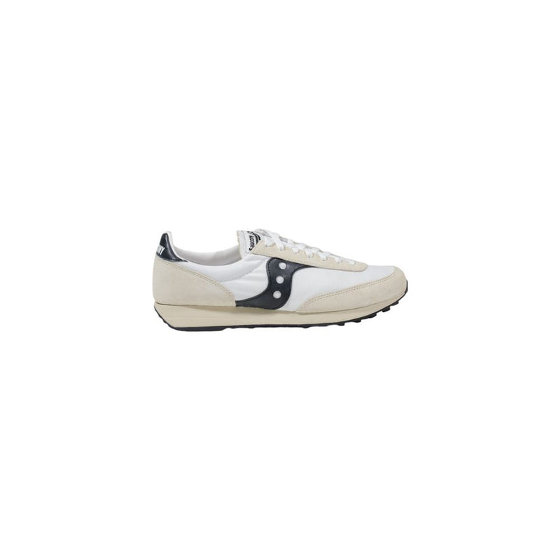 Saucony Trainer 80 Sneakers en Cuir Noir et Blanc pour Hommes