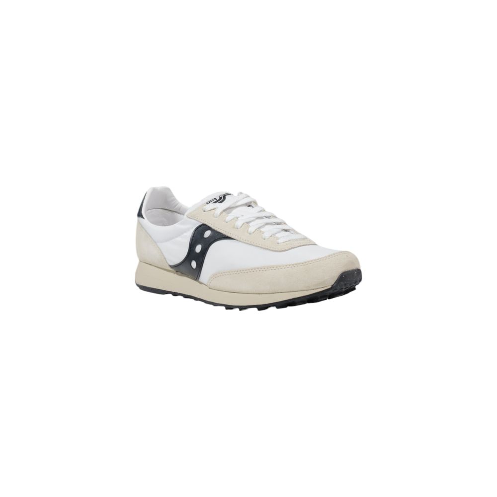 Saucony Trainer 80 Sneakers en Cuir Noir et Blanc pour Hommes