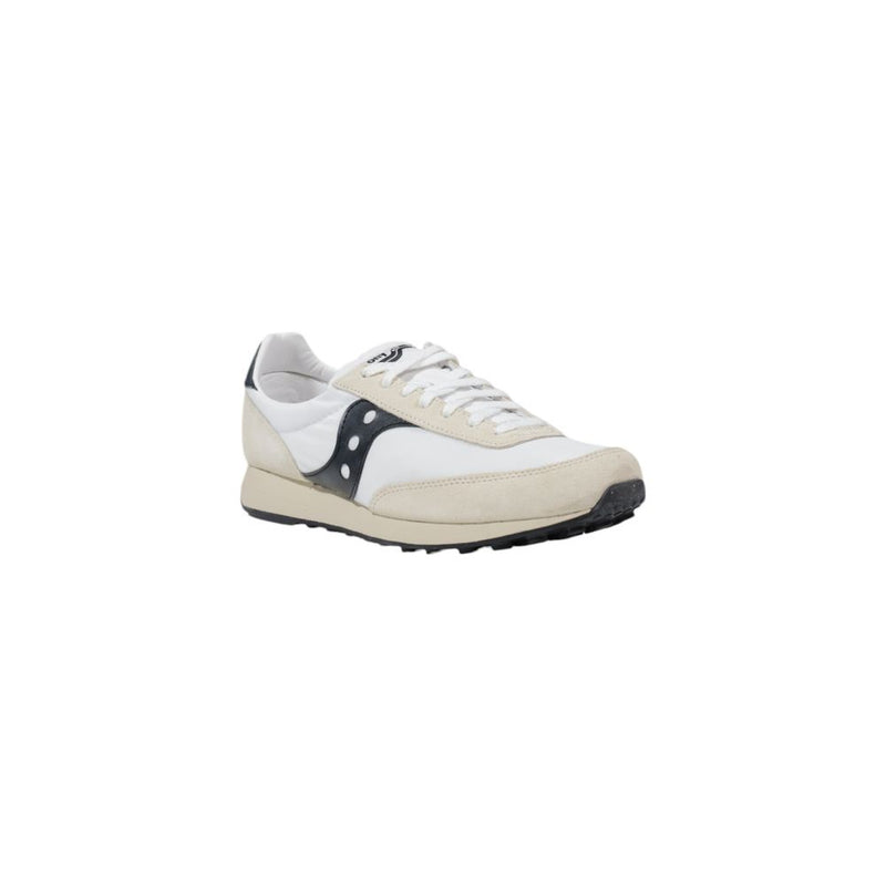 Saucony Trainer 80 Sneakers en Cuir Noir et Blanc pour Hommes