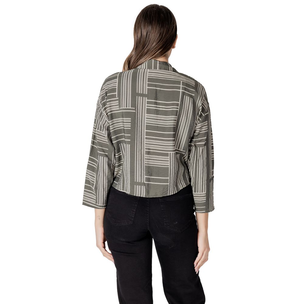 Jacqueline De Yong JDYTROYA LIFE Blouse Verte en Viscose