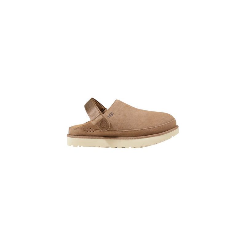 UGG W GOLDENSTAR CLOG - Sabots en Polyester Recyclé Beige