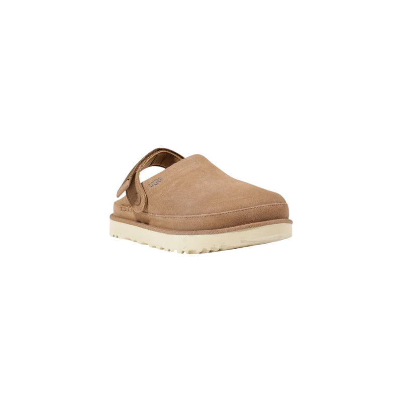 UGG W GOLDENSTAR CLOG - Sabots en Polyester Recyclé Beige