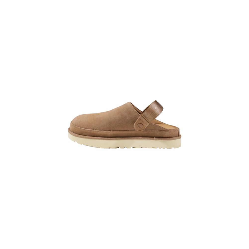 UGG W GOLDENSTAR CLOG - Sabots en Polyester Recyclé Beige