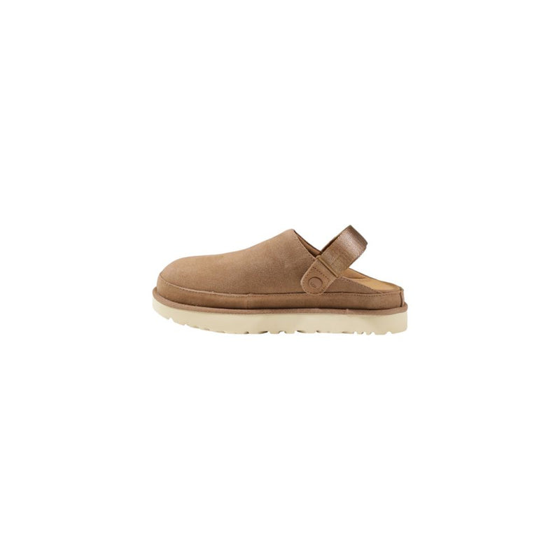 UGG W GOLDENSTAR CLOG - Sabots en Polyester Recyclé Beige