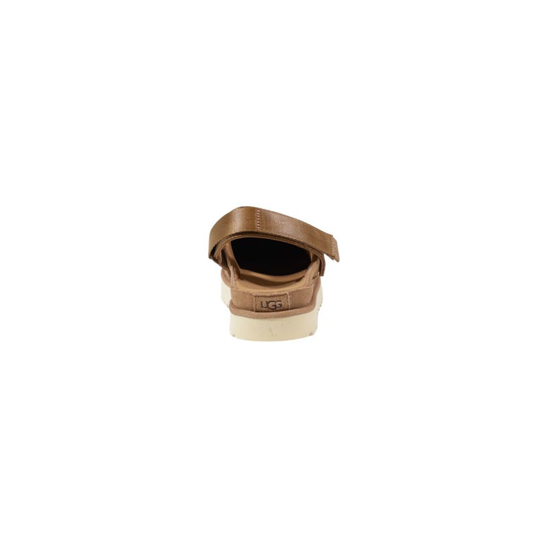 UGG W GOLDENSTAR CLOG - Sabots en Polyester Recyclé Beige