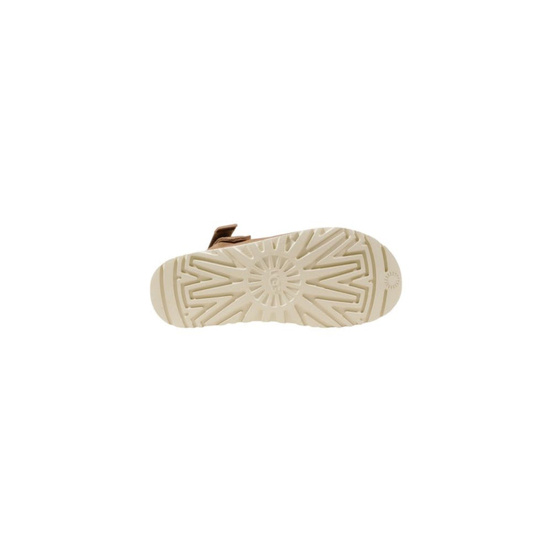 UGG W GOLDENSTAR CLOG - Sabots en Polyester Recyclé Beige