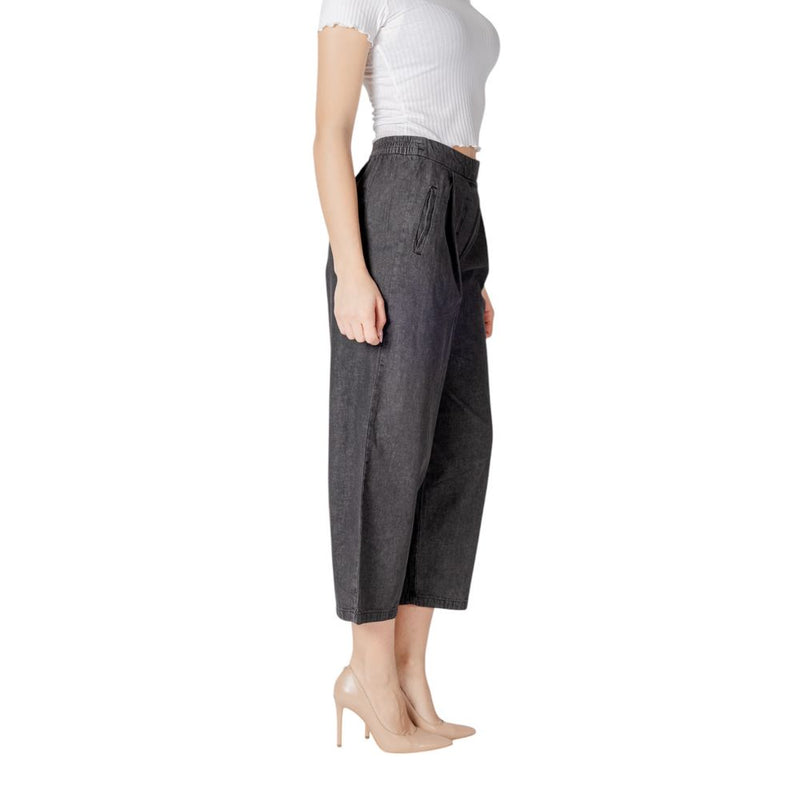 ICHI IHARCHER PA 20122390 Jeans Denim Noir en Coton