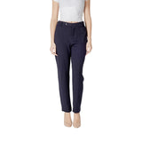 Street One Blue Viscose Pant - Tapered Leg Women's Trousers