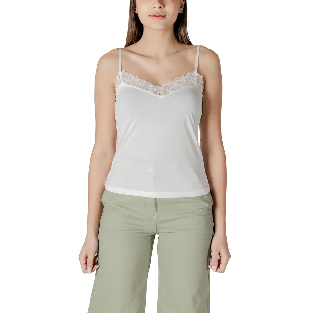 Morgan De Toi 242-BETINA Women's White Modal Tank Top