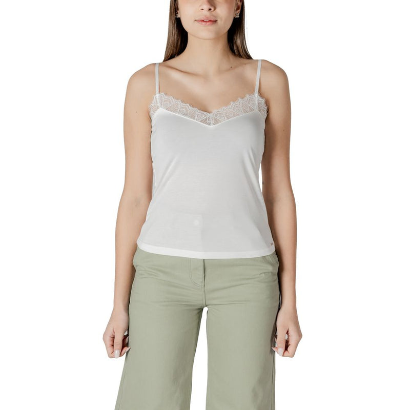 Morgan De Toi 242-BETINA Women's White Modal Tank Top
