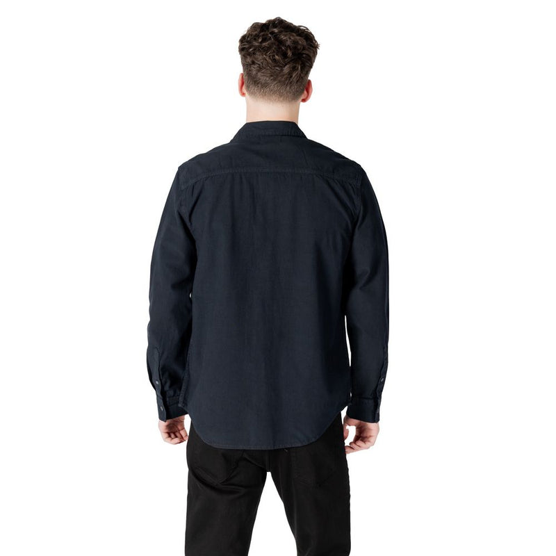 Chemise en Coton Noire Calvin Klein Jeans - Modèle REGULAR CHAMBRAY