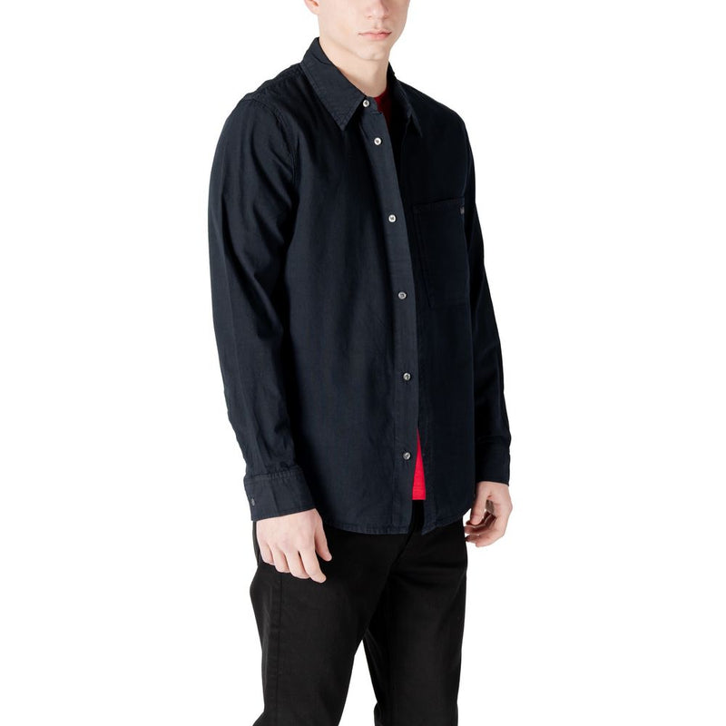 Chemise en Coton Noire Calvin Klein Jeans - Modèle REGULAR CHAMBRAY